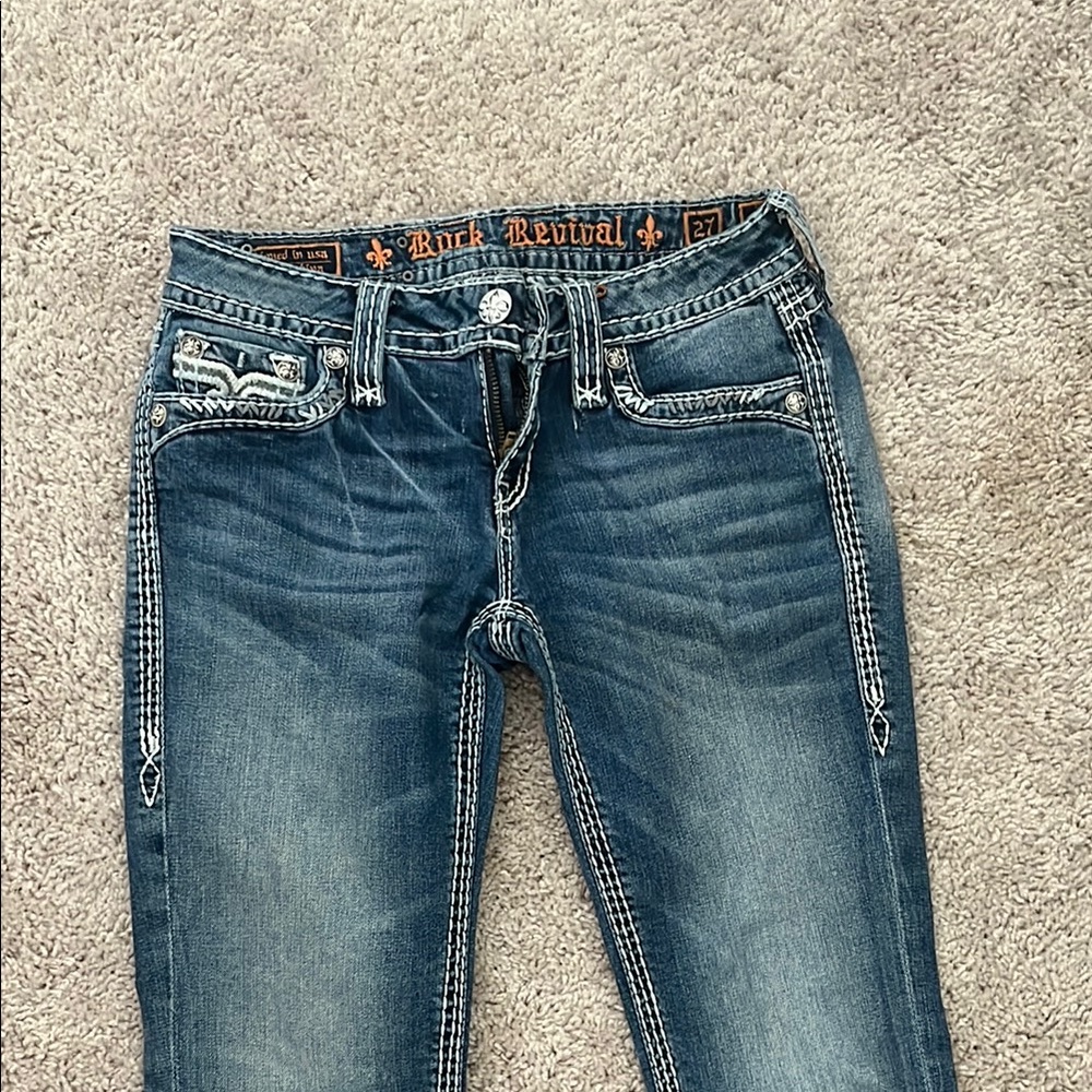 Rock Revival Women's Dark Blue Skinny Jeans